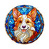 Corgi Glass Suncatcher Worktop Saver